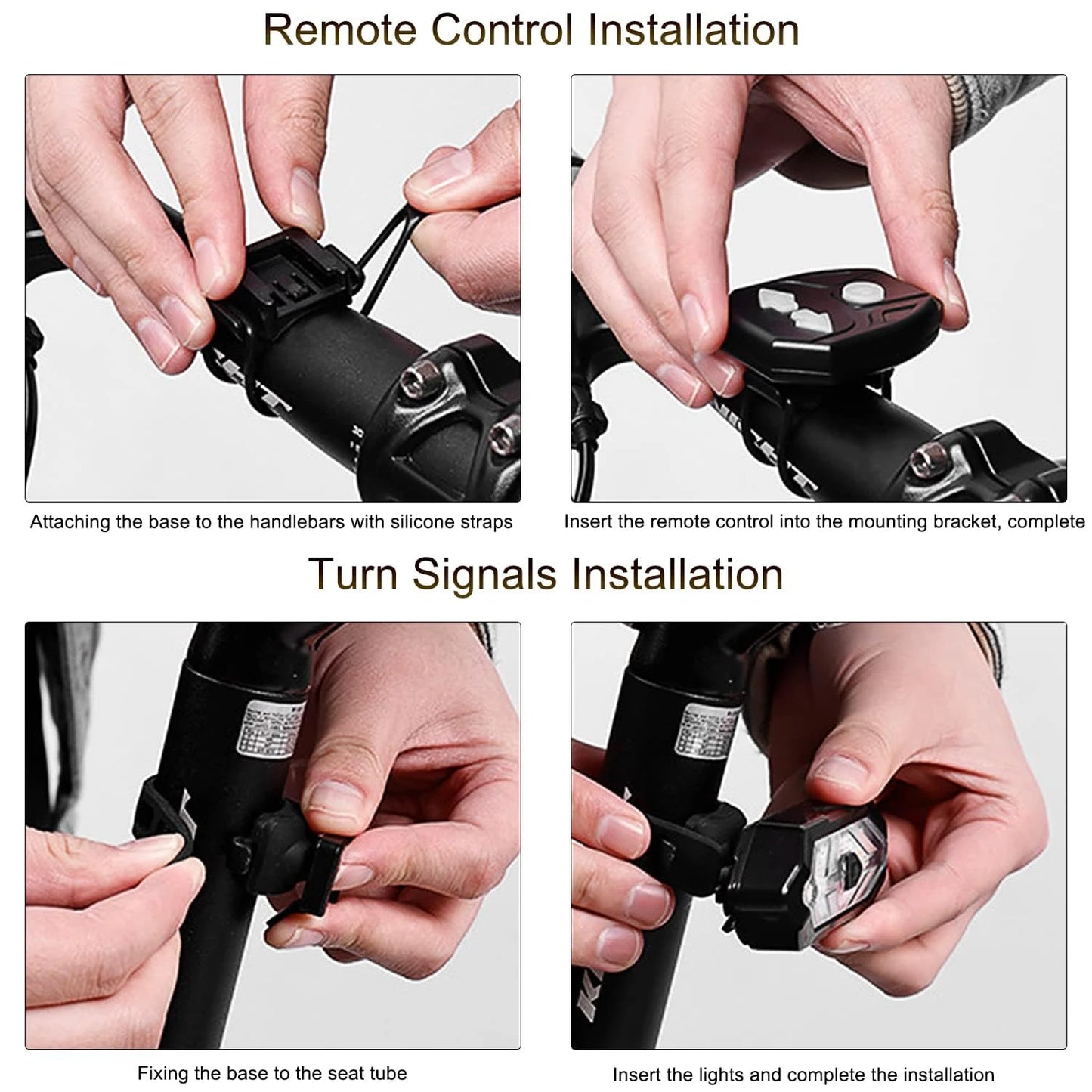 Bike Tail Light with Turn Signals Wireless