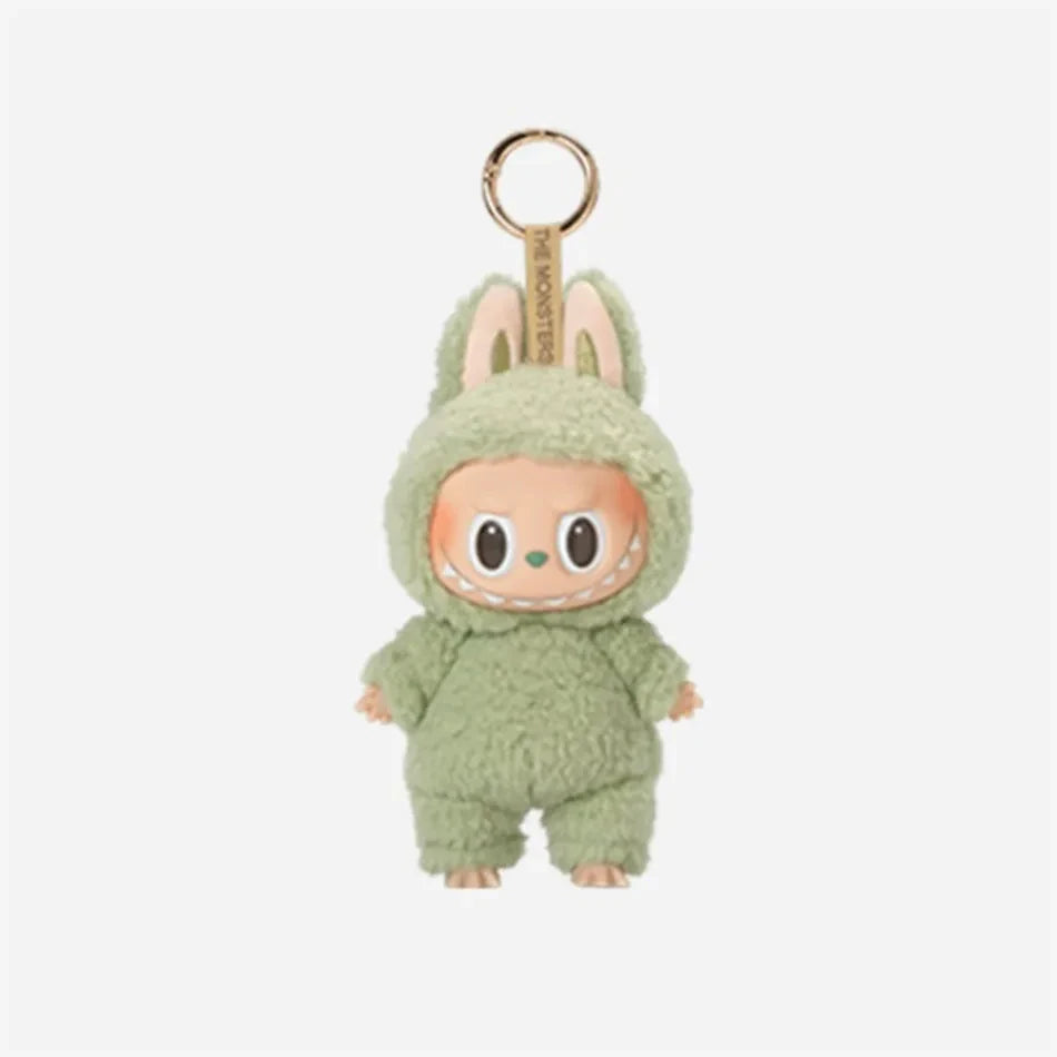 In-Stock Labubu Heartbeat Macaron Enamel Face Series Trendy Play Cute Plush Handmade Model Collection Pendant Toy Birthday Gift